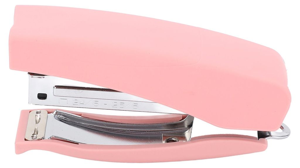 Tischhefter mit 20 Blatt Kapazität, 2 Bindemodi, tragbarer Hefter für Büro und Schule, Rose