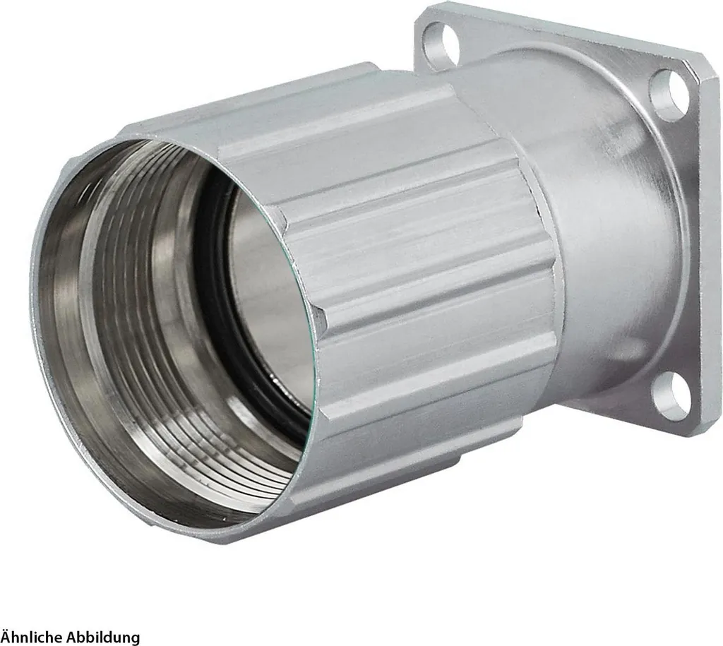 Hummel 7641000000 Connecteur M23 droit argenté avec écrou moleté