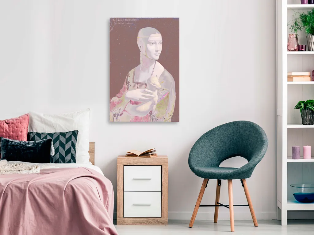 Offerta Quadro Signora Pastello 60x90 cm - Verticale Pronto da Appendere - 2