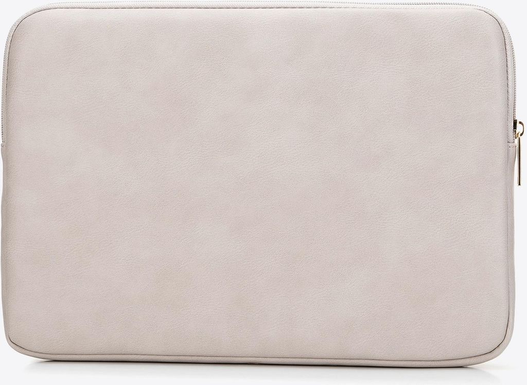Wittchen Damen-Laptoptasche (14 Zoll), Kunstleder, Beige, Polyurethan