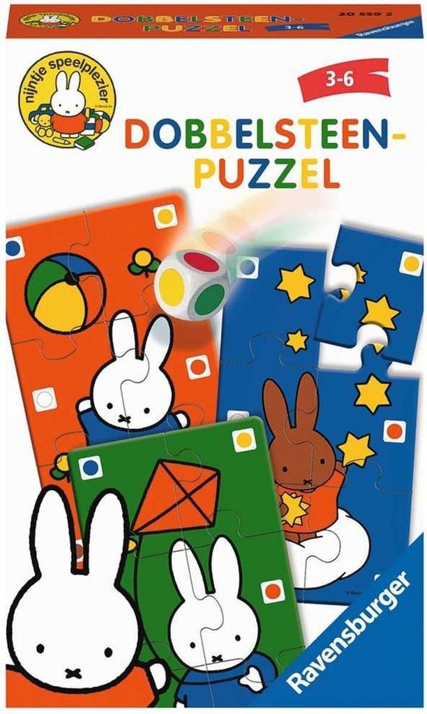 Ravensburger Nijntje dobbelsteen puzzel