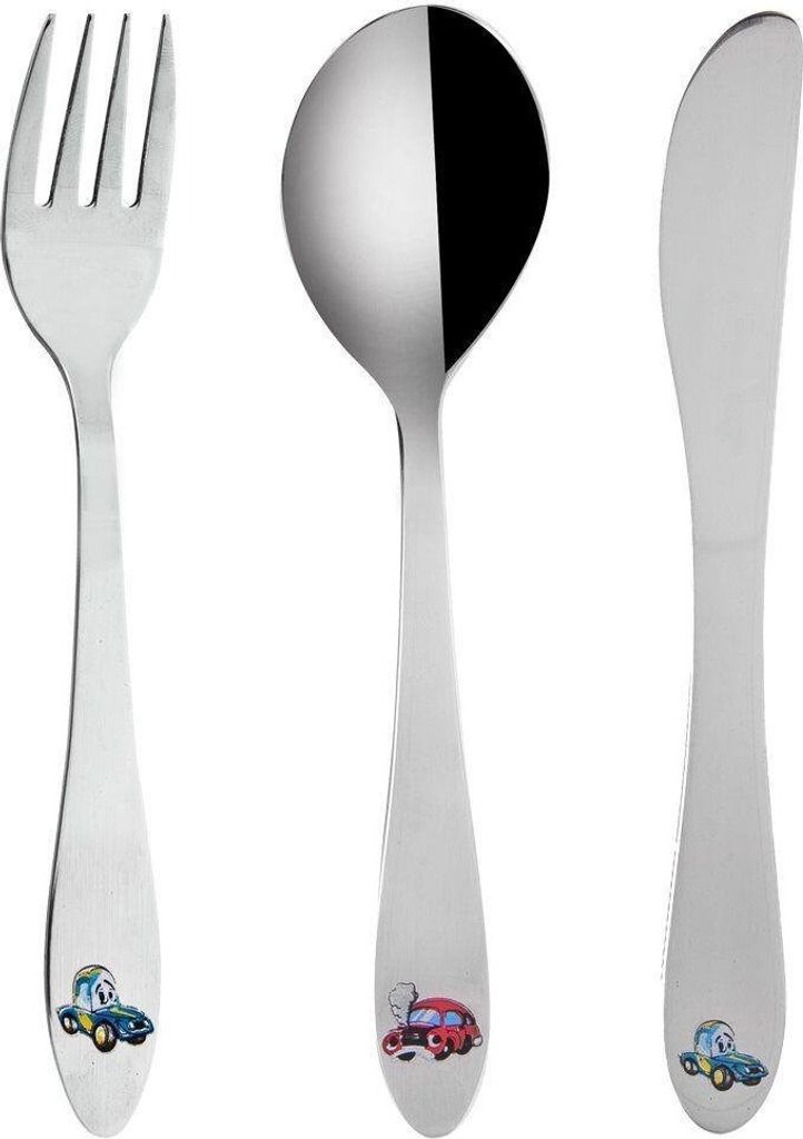 ORION Kinderbestek: lepel, vork, mes - 3-delig set Productafbeelding 