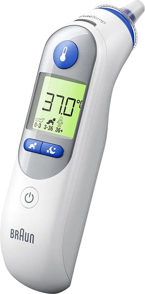 BRAUN Fieberthermometer IRT 6525, ThermScan 7, weiß Produktbild 