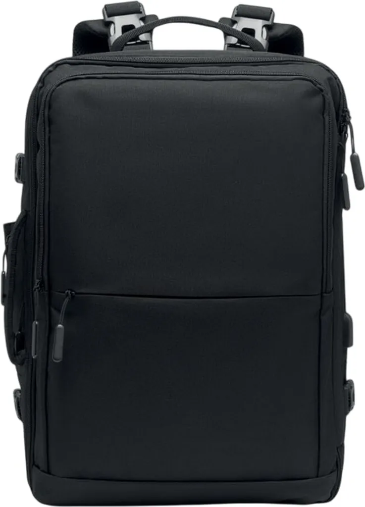 Sac à dos de bureau Sophis rPET Noir MO1150 - Idéal Travail et Études
