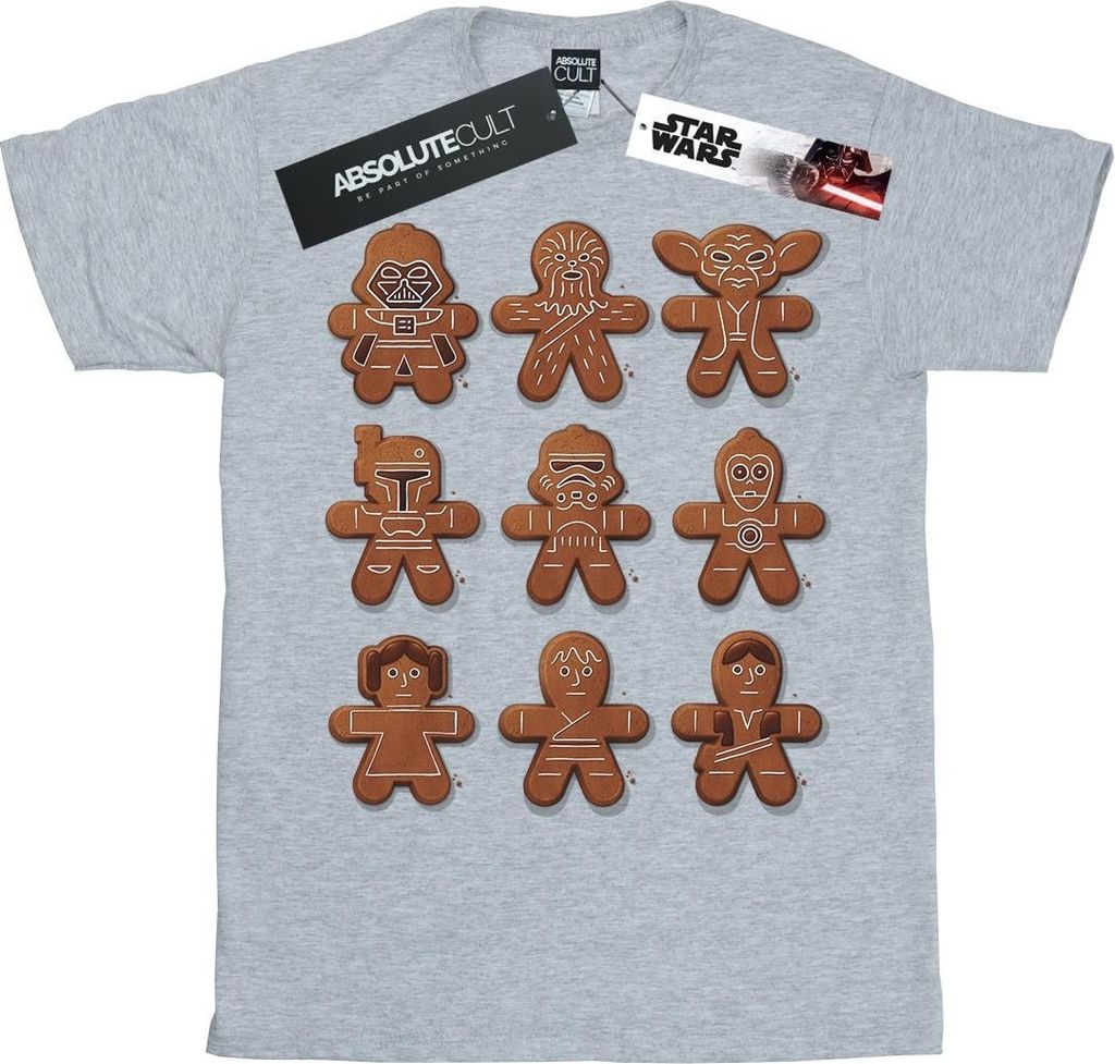 Star Wars - T-Shirt für Herren BI46031 (4XL) (Grau)