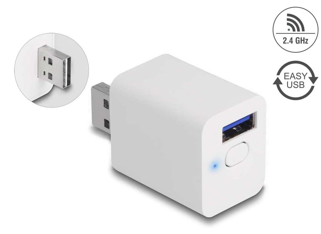 Delock WLAN EASY-USB Inteligentny przełącznik MQTT Zdjęcie produktu 