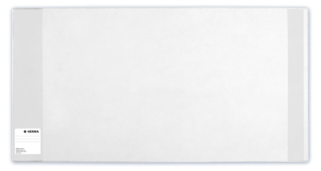 Buchschoner PP mit Lasche transparent 267 x 540mm Packung Produktbild 