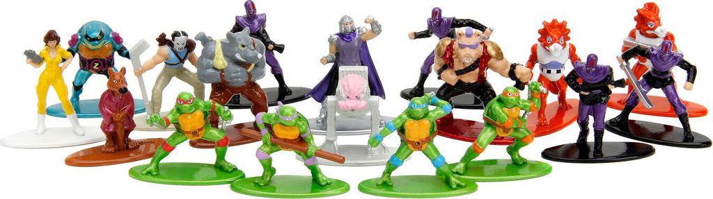 JADA TURTLES METAL FIGURES 18-PAK warrior ninja turtles Obrázok produktu 