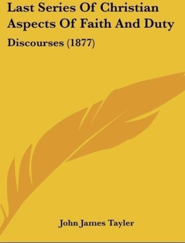 Last Series Of Christian Aspects Of Faith And Duty