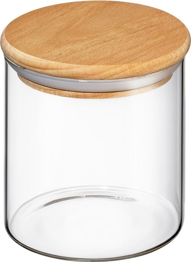 Recipiente de almacenamiento Zassenhaus con tapa de madera, Imagen del producto 