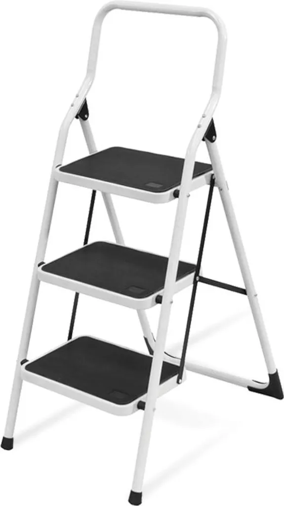 Escabeau 3 marches VITO aluminium idéal pour bricolage et maison 150kg