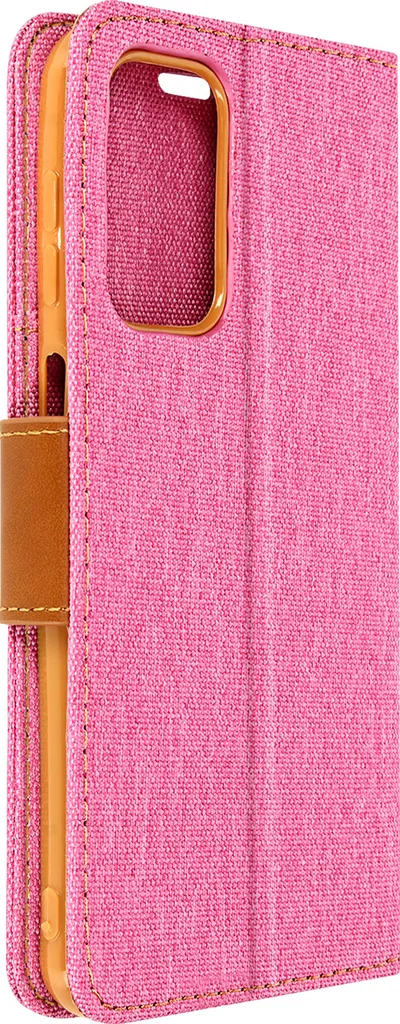 Cover Samsung M23 5G Rosa Canvas | Custodia Portafoglio e Stand Video