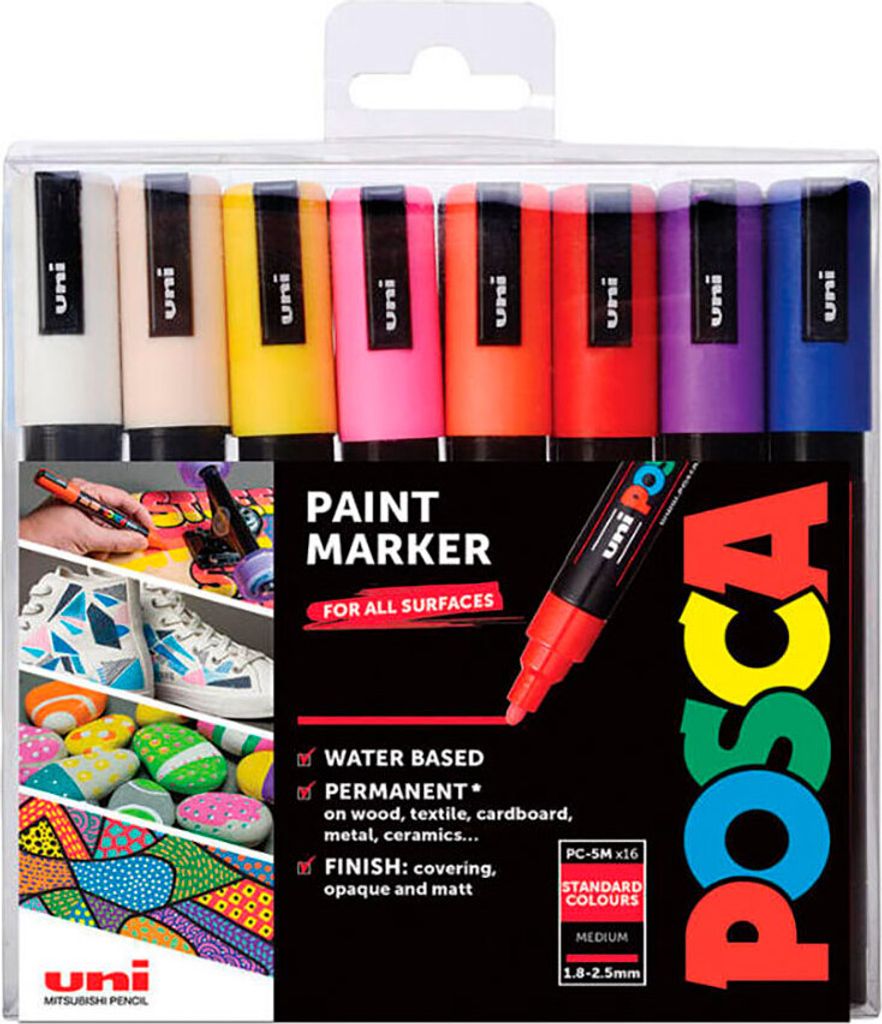 POSCA Marker UNI PC-5M 16er Set Obrázok produktu 