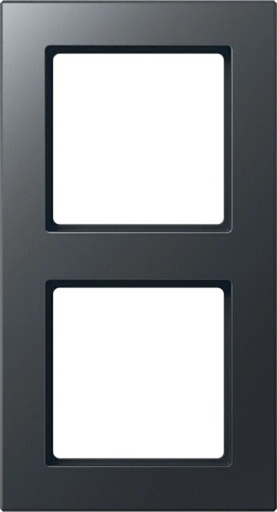 Cadre de Finition Double Jung A Creation AC582BFANM Noir Mat Chic