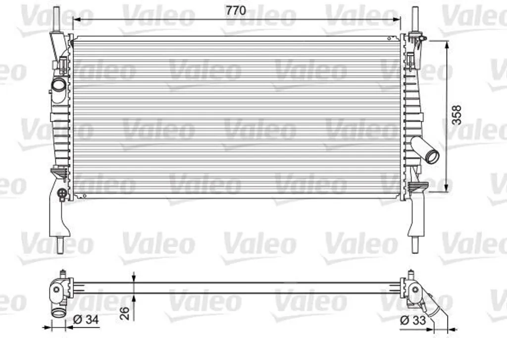 Évitez la Surchauffe de votre Transit avec le Radiateur Valeo 701731