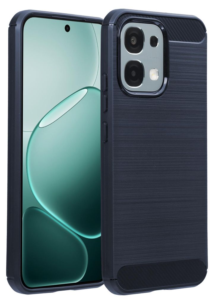 imoshion Brushed Backcover für das Oppo A6 Pro (5G) – Dunkelblau