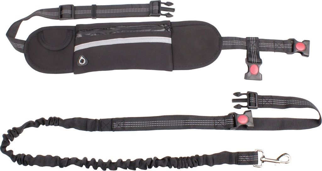 Runner Buddy 1.0 Hunde-Laufleine schwarz, 1 Stück