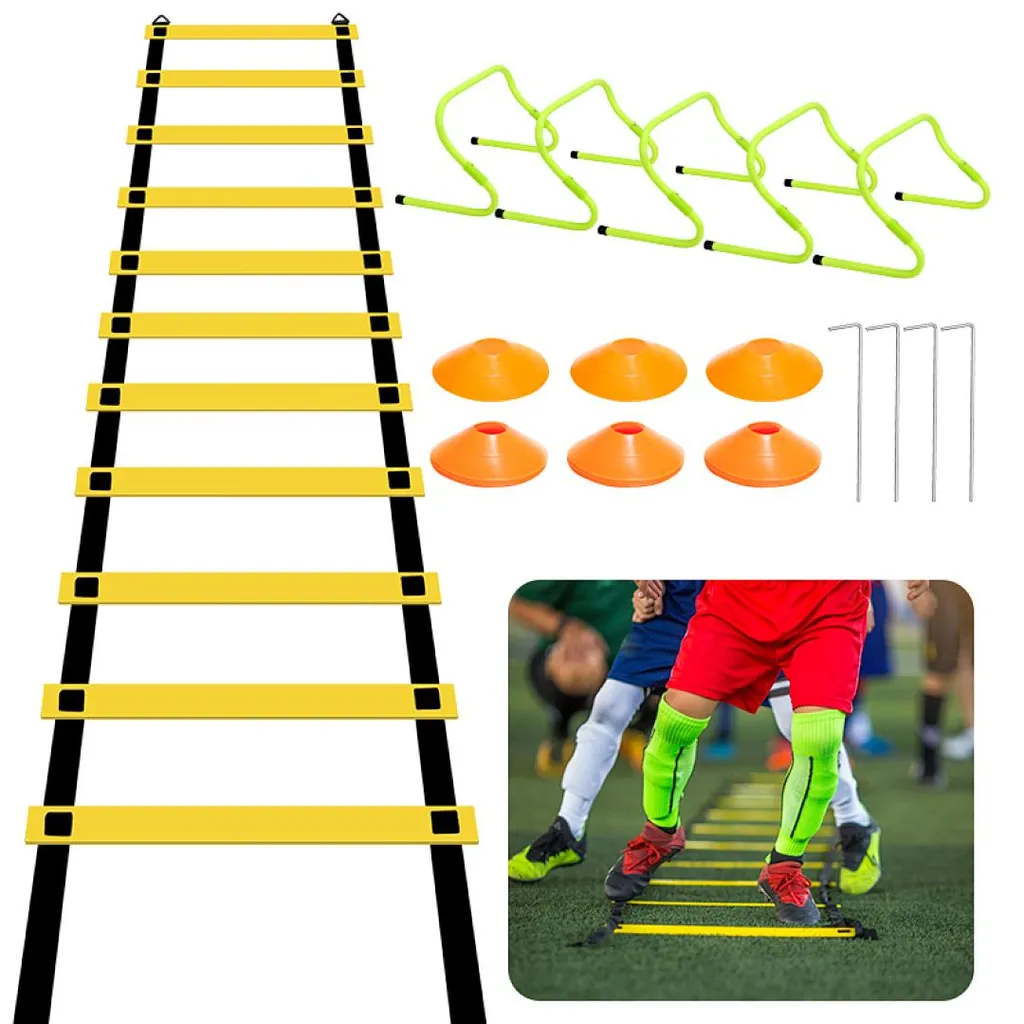 Améliorez vos Appuis au Foot avec ce Kit de Haies et Cônes de Signalisation