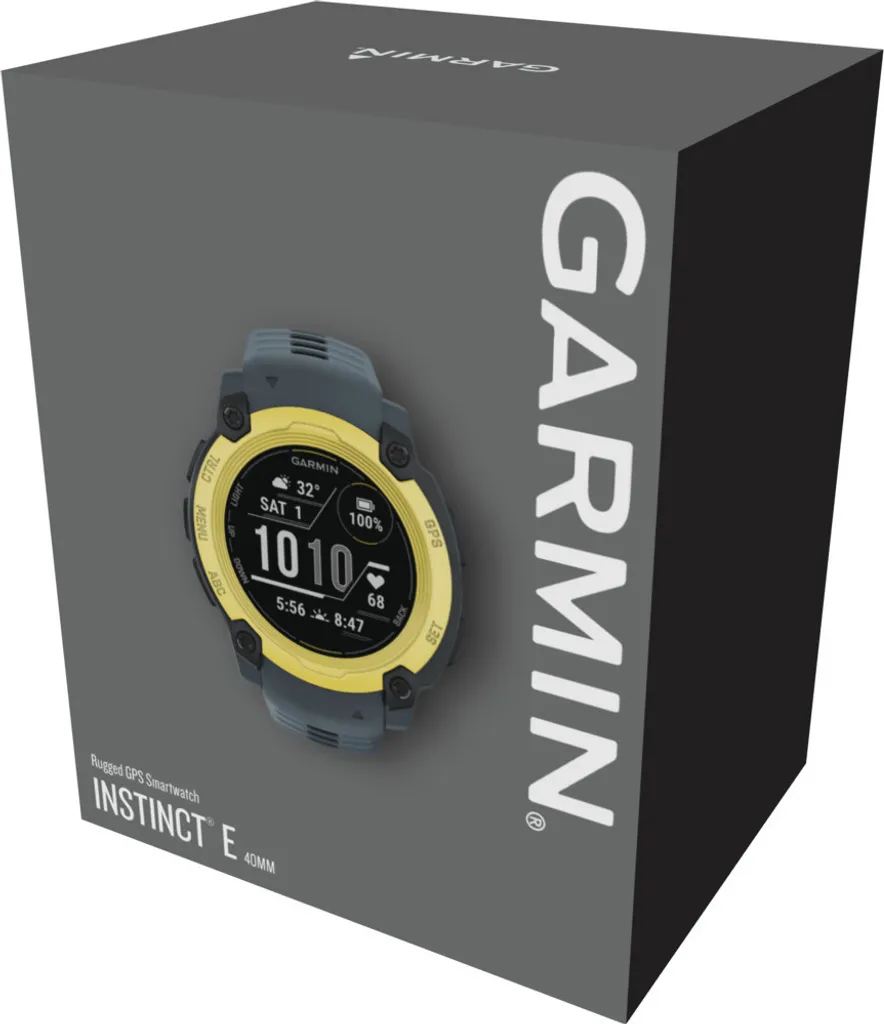 Garmin Instinct E 40mm Electric Lime : Montre GPS robuste et compacte - 4