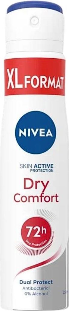 Nivea - Deodorant Spray - Dry Comfort - Aktiver Hautschutz - 250 ml - 1 Stück