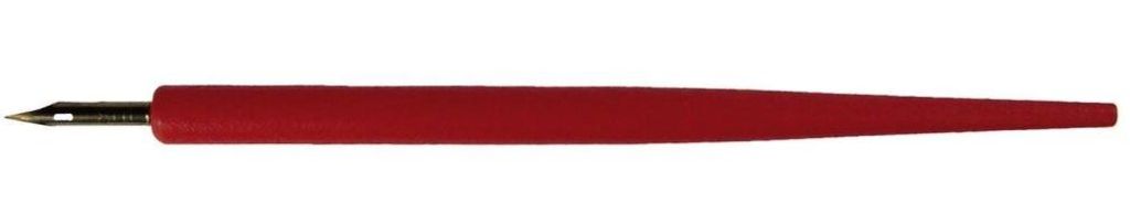 Standardgraph KN-108 vulpen met penpunt HI-801, hout, rood Productafbeelding 