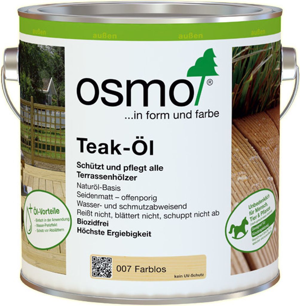 Osmo Teak-Öl Farblos 2,50 l - 11500005 Produktbild 