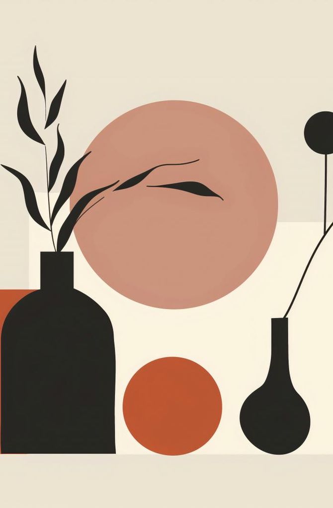 Plakat 53x81cm Pflanzentisch