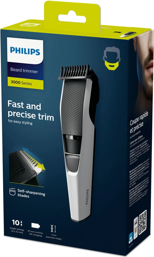 Philips Series 3000 BT3206/14 Tondeuse Barbe Lames Acier Auto-affûtées - 4