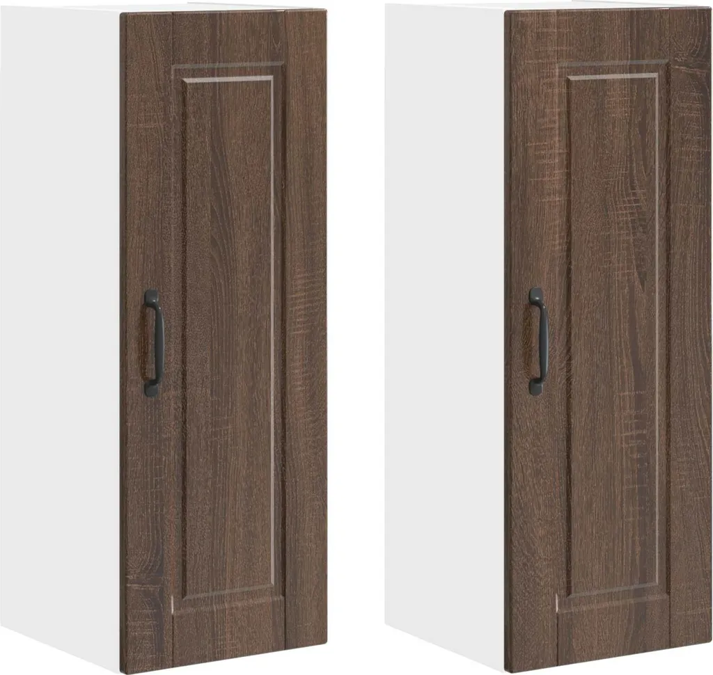 Mobili Cucina SYFAX™ Rovere Marrone 2 pz | Spazio Extra per la Famiglia