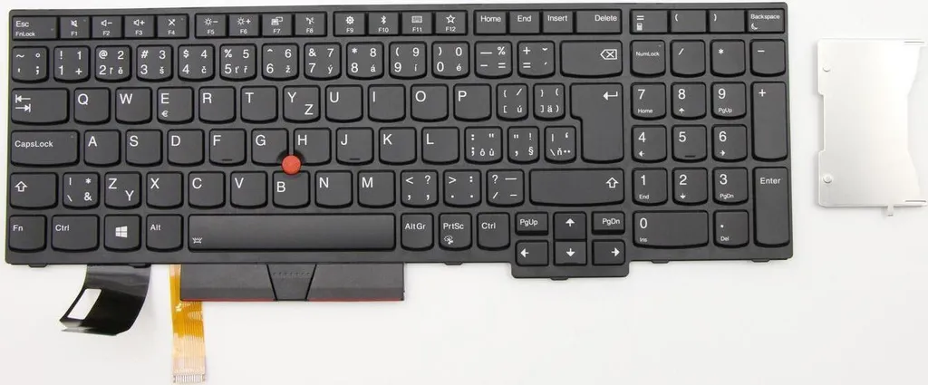 Clavier Lenovo tchèque FRU01EN990 pour réparer des touches bloquées ou usées