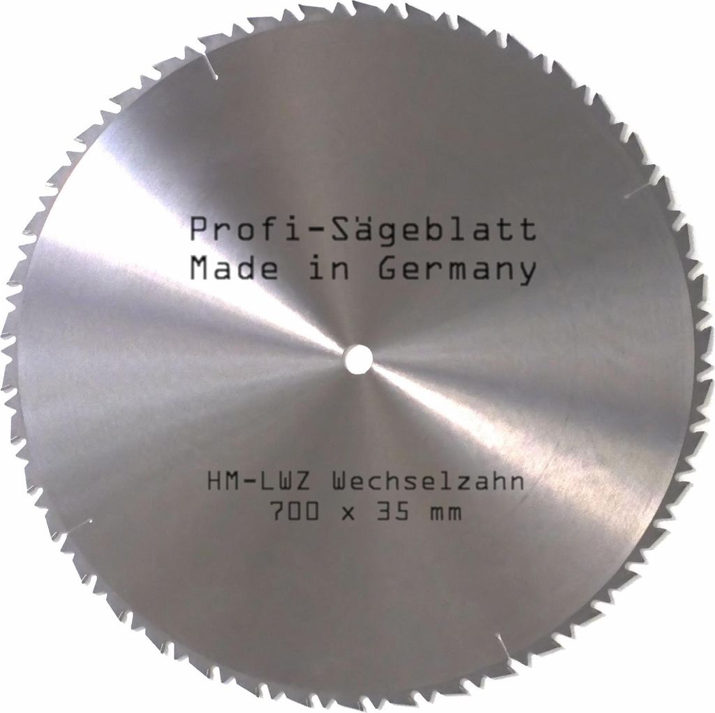 HM Sägeblatt 700 x 35mm Z=42 LWZ Hartmetall Präzision Produktbild 
