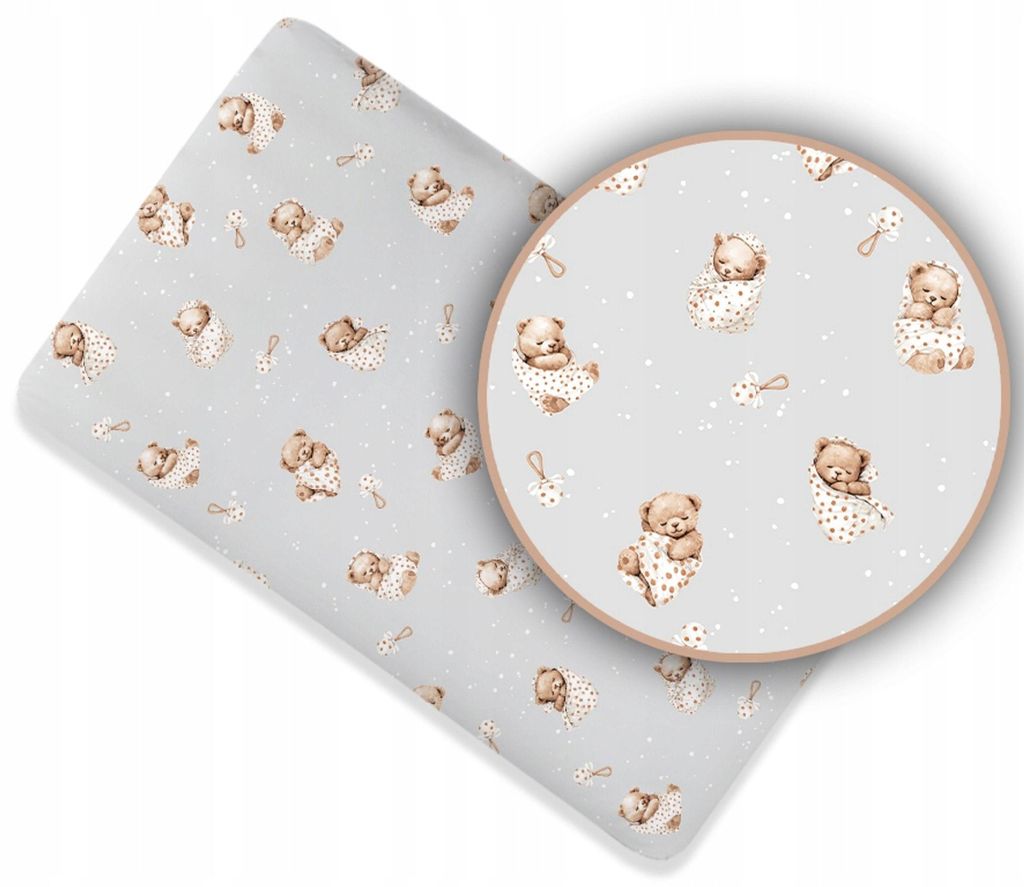Lenzuolo con Angoli per Lettino 80 × 160 cm – 100% Cotone, Immagine del prodotto 