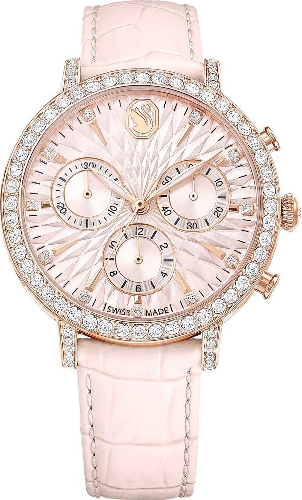 A close-up studio shot of a women's watch.