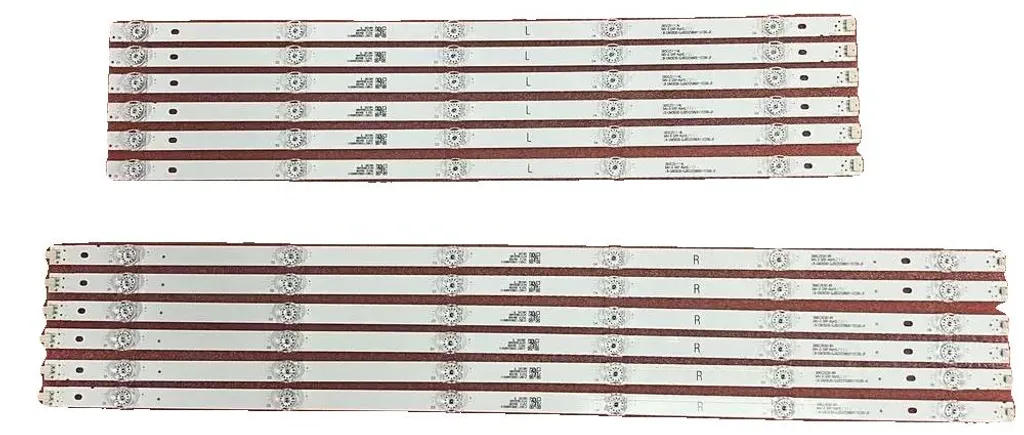 Bande LED 1147 mm en aluminium pour série 58PUS tension 3V stable