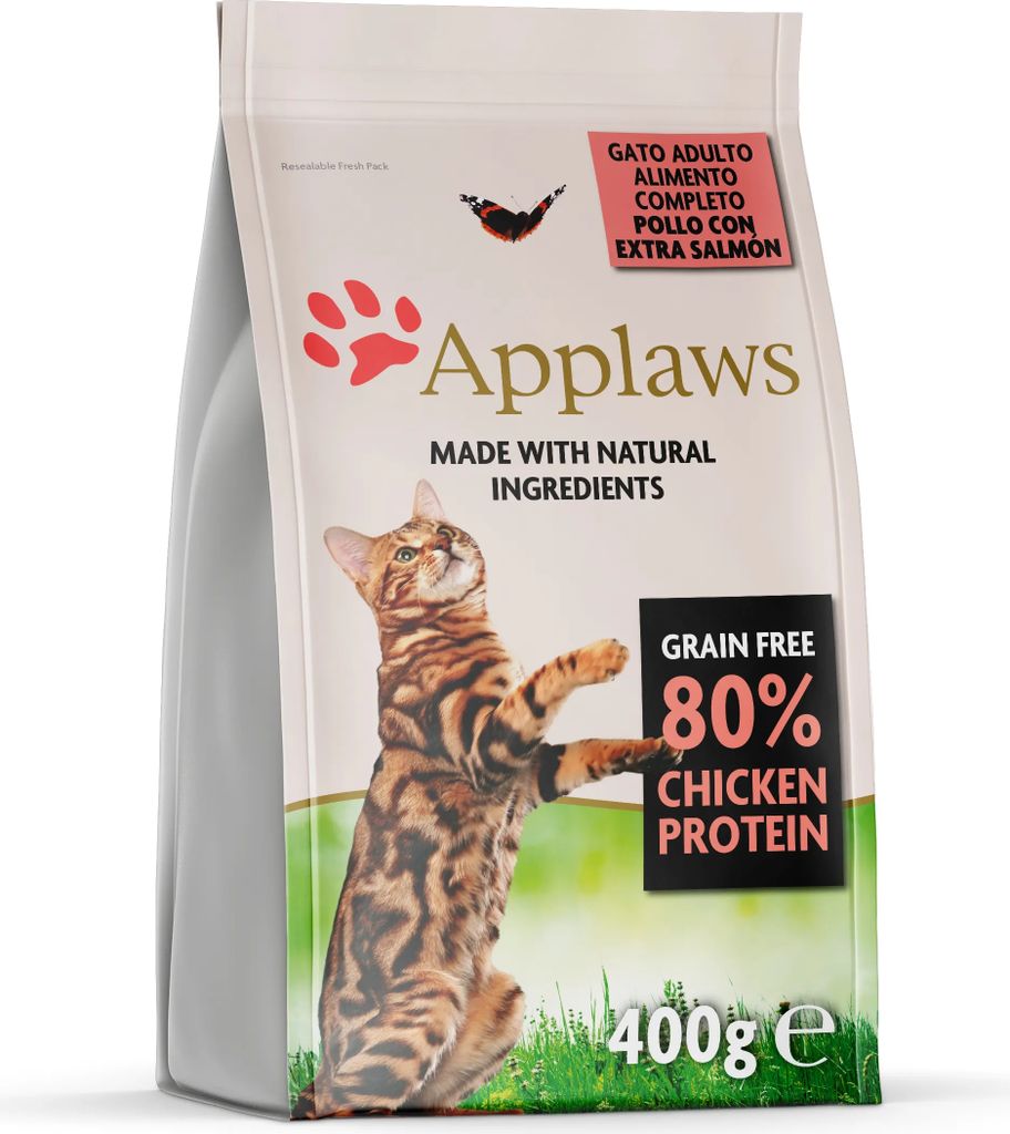 Applaws Cat Dry Adult Huhn Und Lachs 400Gr Produktbild 