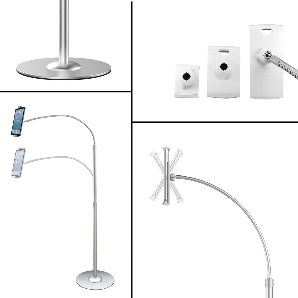 LogiLink AA0082A Supporto Smartphone e Tablet a Pavimento | Argento - 6
