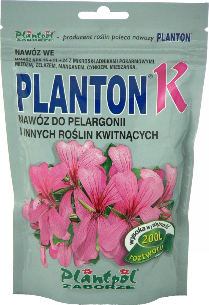 Vícesložkové hnojivo pro muškáty a kvetoucí rostliny 200g Obrázek produktu 