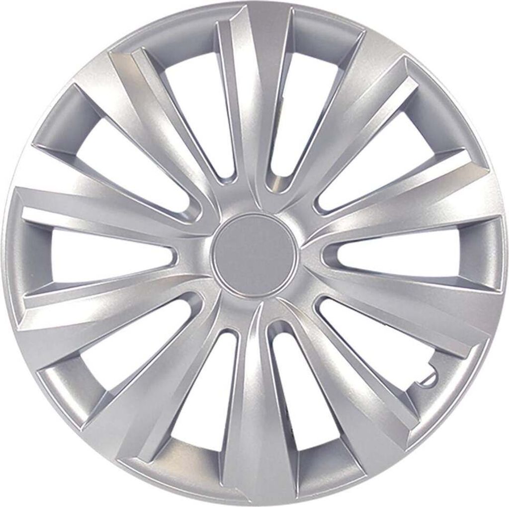 Cartrend Radzierblende Delta 35 cm (14 Zoll) silber 1 Stück Produktbild 