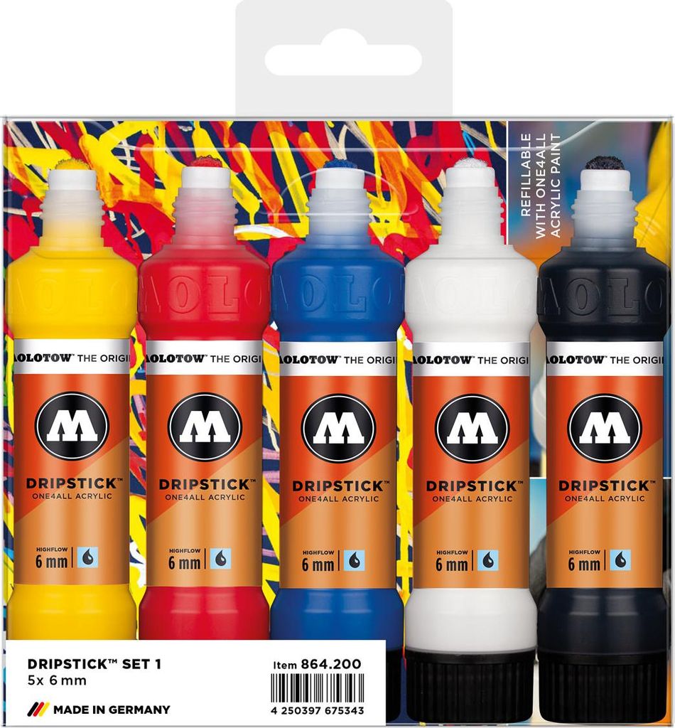 Molotow Dripstick One4All 30ml 5er Set