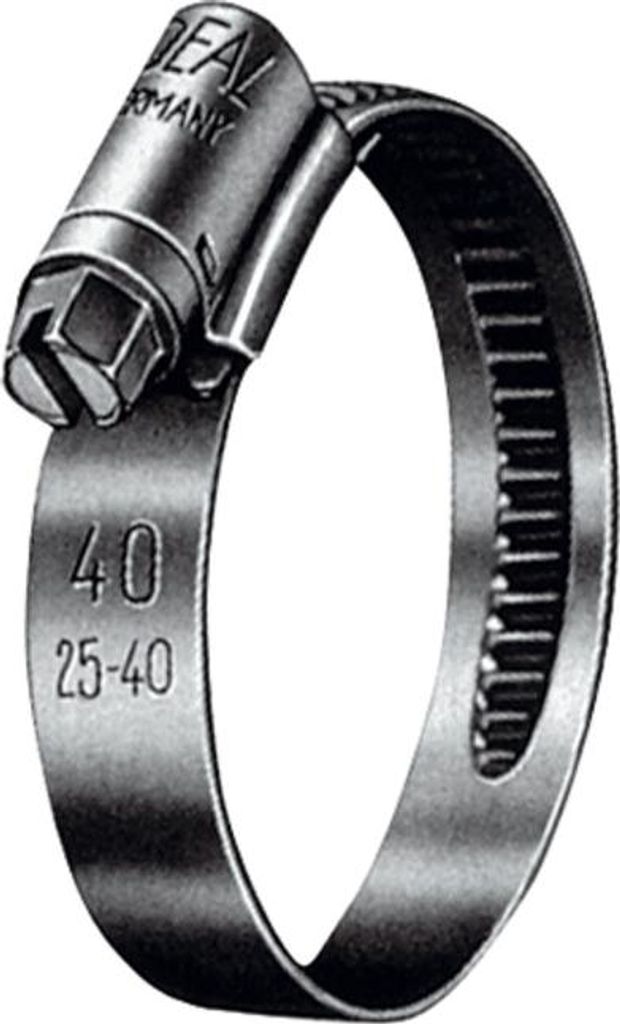 Riegler Schneckengewinde-Schl.schelle, Edelstahl (W5), 50 - 70 mm, 9 mm