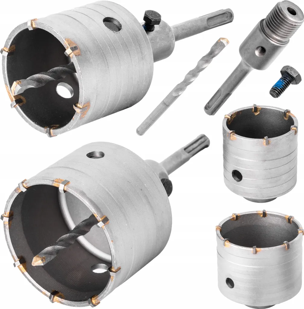 Set Seghe a Tazza Muro 65 80 mm con Adattatore SDS Plus | Offerta
