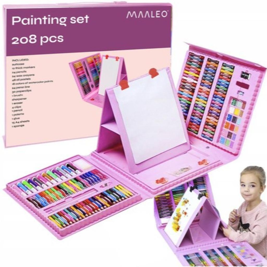 Set pittura 208 pezzi in valigia Immagine del prodotto 