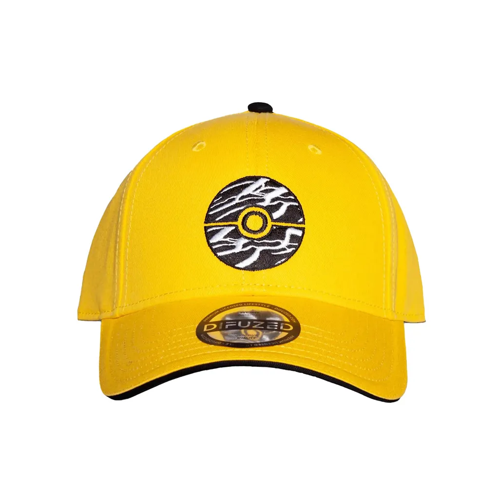 Casquette Pokémon Poké Ball Jaune : Protection Solaire et Style Dresseur