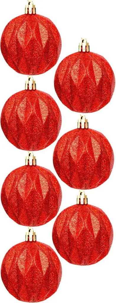 Lot de 35 boules de Noël 6 cm incassables pour décoration de fête - 11
