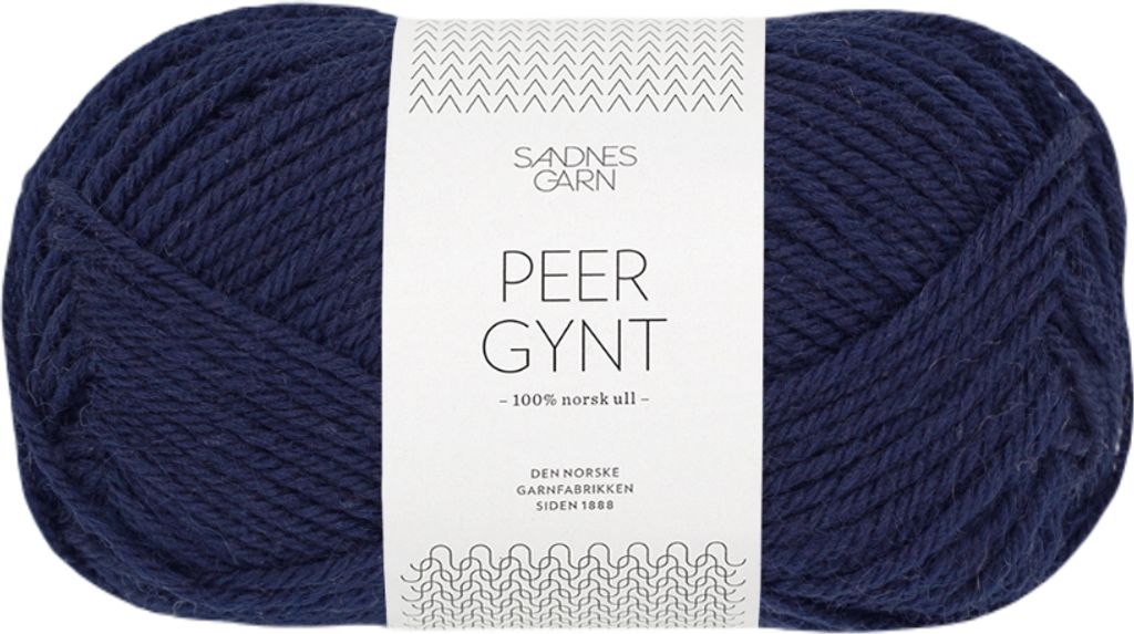 Sandnes Peer Gynt 50g - 100% Schurwolle Marine 5575 Produktbild 