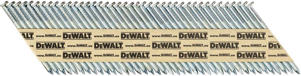 DeWALT Streifennagel DNPT Ring galvanisiert, 2,8 - 3,1 mm Durchmesser, 63 - 90 mm Länge, 34 Grad, 2200 Stück Größe:90 mm