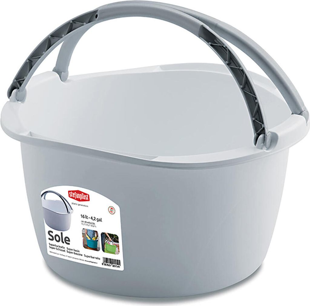 zlewozmywak SOLE 40cm (16l) z uchwytami PH mix kolorów Zdjęcie produktu 