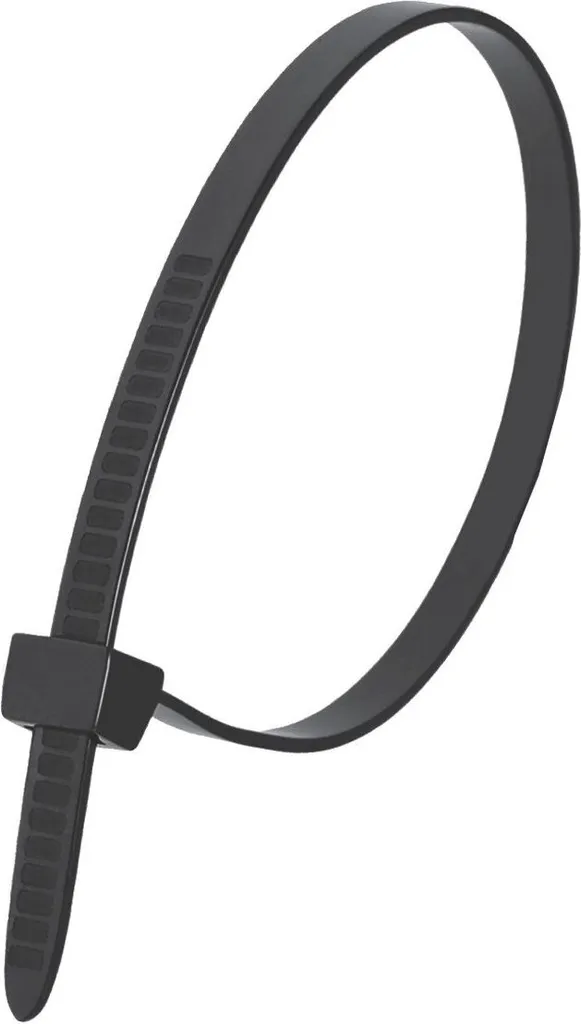 Fascette 7,6x370mm Nylon Nero (100 pz) - Standard Industriale Alta Tenuta
