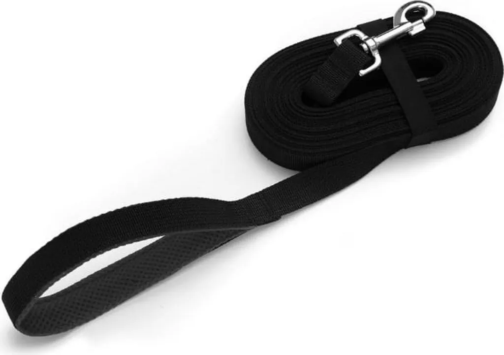 Guinzaglio JoQu 10m Nero | Ideale per Escursioni e Trekking con Cane