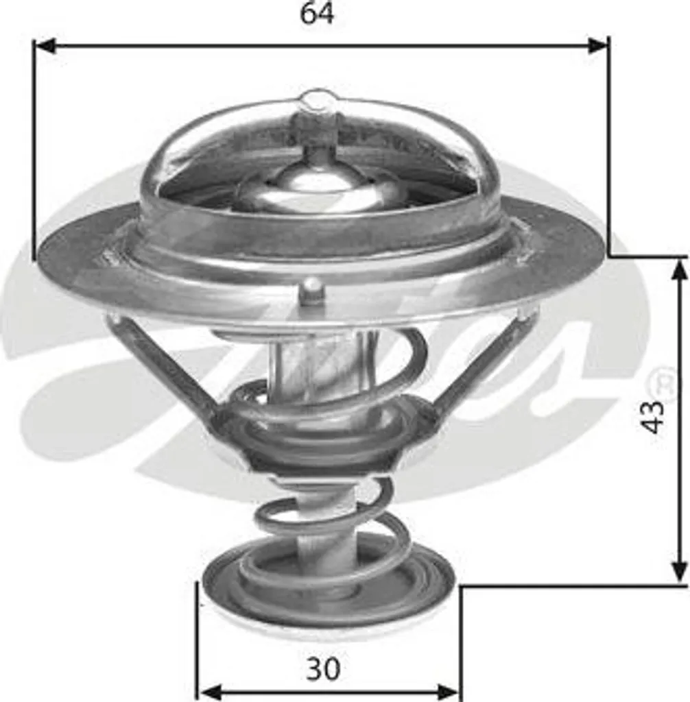 Thermostat de liquide de refroidissement GATES TH27078G1 pour CR-V